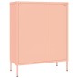 vidaXL Schubladenschrank Rosa 80x35x101,5 cm Stahl vidaXL Schubladenschrank Rosa 80x35x101,5 cm Stahl