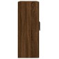 vidaXL Wandschrank Braun Eichen-Optik 69,5x34x90 cm Holzwerkstoff vidaXL Wandschrank Braun Eichen-Optik 69,5x34x90 cm Holzwerkstoff