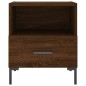 vidaXL Nachttisch Braune Eiche 40x35x47,5 cm Holzwerkstoff vidaXL Nachttisch Braune Eiche 40x35x47,5 cm Holzwerkstoff