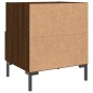 vidaXL Nachttisch Braune Eiche 40x35x47,5 cm Holzwerkstoff vidaXL Nachttisch Braune Eiche 40x35x47,5 cm Holzwerkstoff