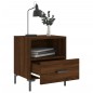 vidaXL Nachttisch Braune Eiche 40x35x47,5 cm Holzwerkstoff vidaXL Nachttisch Braune Eiche 40x35x47,5 cm Holzwerkstoff
