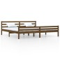 vidaXL Massivholzbett Honigbraun 200x200 cm vidaXL Massivholzbett Honigbraun 200x200 cm