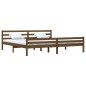 vidaXL Massivholzbett Honigbraun 200x200 cm vidaXL Massivholzbett Honigbraun 200x200 cm