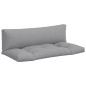 Palettenkissen 2-tlg. Grau Stoff Palettenkissen 2-tlg. Grau Stoff