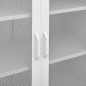 vidaXL Lagerschrank Weiß 80x35x101,5 cm Stahl vidaXL Lagerschrank Weiß 80x35x101,5 cm Stahl