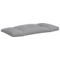 Palettenkissen 2-tlg. Grau Stoff Palettenkissen 2-tlg. Grau Stoff