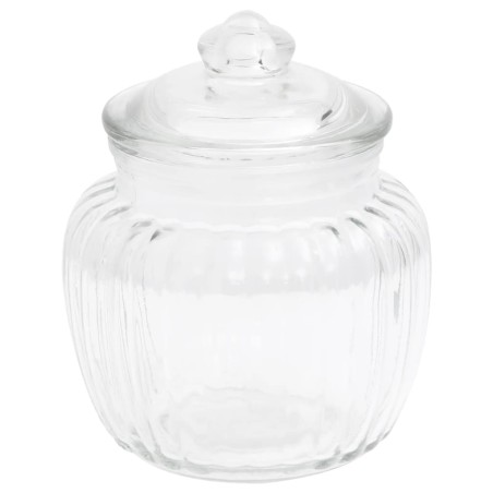 vidaXL Vorratsgläser 4 Stk. 500 ml Glas 