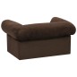 vidaXL Hundesofa mit Schublade Braun 75x50x38 cm Plüsch vidaXL Hundesofa mit Schublade Braun 75x50x38 cm Plüsch