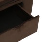 vidaXL Hundesofa mit Schublade Braun 75x50x38 cm Plüsch vidaXL Hundesofa mit Schublade Braun 75x50x38 cm Plüsch
