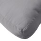 Palettenkissen 2-tlg. Grau Stoff Palettenkissen 2-tlg. Grau Stoff