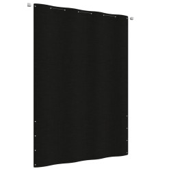 vidaXL Balkon-Sichtschutz Schwarz 160x240 cm Oxford-Gewebe