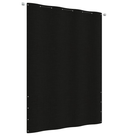 vidaXL Balkon-Sichtschutz Schwarz 160x240 cm Oxford-Gewebe