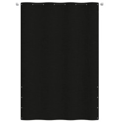 vidaXL Balkon-Sichtschutz Schwarz 160x240 cm Oxford-Gewebe