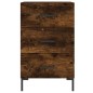 vidaXL Nachttisch Räuchereiche 40x40x66 cm Holzwerkstoff vidaXL Nachttisch Räuchereiche 40x40x66 cm Holzwerkstoff