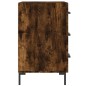 vidaXL Nachttisch Räuchereiche 40x40x66 cm Holzwerkstoff vidaXL Nachttisch Räuchereiche 40x40x66 cm Holzwerkstoff