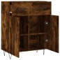vidaXL Sideboard Räuchereiche 69,5x34x90 cm Holzwerkstoff vidaXL Sideboard Räuchereiche 69,5x34x90 cm Holzwerkstoff