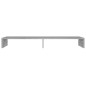 vidaXL Monitorständer Grau Sonoma 110x23,5x9 cm Holzwerkstoff vidaXL Monitorständer Grau Sonoma 110x23,5x9 cm Holzwerkstoff