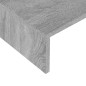 vidaXL Monitorständer Grau Sonoma 110x23,5x9 cm Holzwerkstoff vidaXL Monitorständer Grau Sonoma 110x23,5x9 cm Holzwerkstoff