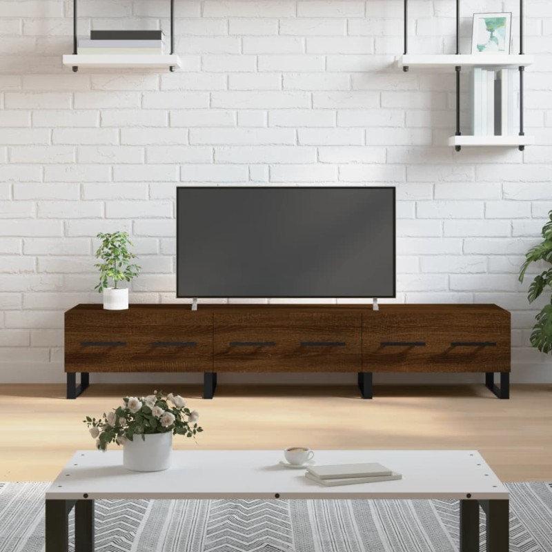 vidaXL TV-Schrank Braun Eichen-Optik 150x36x30 cm Holzwerkstoff vidaXL TV-Schrank Braun Eichen-Optik 150x36x30 cm Holzwerkstoff