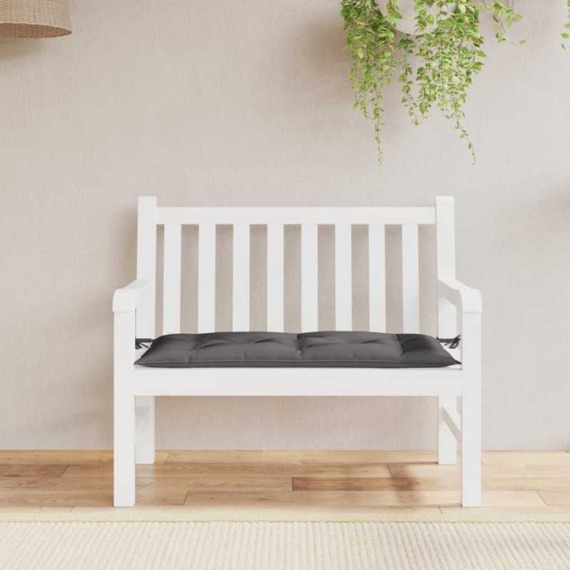Gartenbank-Auflage Anthrazit 100x50x7 cm Oxford-Gewebe Gartenbank-Auflage Anthrazit 100x50x7 cm Oxford-Gewebe