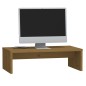 vidaXL Monitorständer Honigbraun 50x27x15 cm Massivholz Kiefer vidaXL Monitorständer Honigbraun 50x27x15 cm Massivholz Kiefer