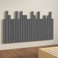vidaXL Wand-Kopfteil Grau 146,5x3x80 cm Massivholz Kiefer