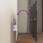 vidaXL Wand-Kopfteil Grau 146,5x3x80 cm Massivholz Kiefer