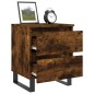 vidaXL Nachttisch Räuchereiche 40x35x50 cm Holzwerkstoff vidaXL Nachttisch Räuchereiche 40x35x50 cm Holzwerkstoff
