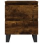 vidaXL Nachttisch Räuchereiche 40x35x50 cm Holzwerkstoff vidaXL Nachttisch Räuchereiche 40x35x50 cm Holzwerkstoff
