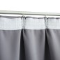 vidaXL Verdunkelungsvorhänge mit Haken 2 Stk. Grau 140x225cm vidaXL Verdunkelungsvorhänge mit Haken 2 Stk. Grau 140x225cm