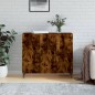 vidaXL Sideboard Räuchereiche 90x34x80 cm Holzwerkstoff vidaXL Sideboard Räuchereiche 90x34x80 cm Holzwerkstoff