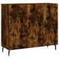 vidaXL Sideboard Räuchereiche 90x34x80 cm Holzwerkstoff vidaXL Sideboard Räuchereiche 90x34x80 cm Holzwerkstoff