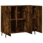 vidaXL Sideboard Räuchereiche 90x34x80 cm Holzwerkstoff vidaXL Sideboard Räuchereiche 90x34x80 cm Holzwerkstoff