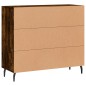 vidaXL Sideboard Räuchereiche 90x34x80 cm Holzwerkstoff vidaXL Sideboard Räuchereiche 90x34x80 cm Holzwerkstoff