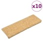 vidaXL Stufenmatten 10 Stk. 65x21x4 cm Beige