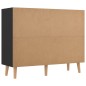 vidaXL Sideboard Hochglanz-Schwarz 90x30x72 cm Holzwerkstoff vidaXL Sideboard Hochglanz-Schwarz 90x30x72 cm Holzwerkstoff
