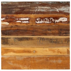 vidaXL Tischplatte Quadratisch 70x70 cm 15-16 mm Altholz Massiv