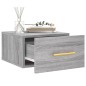 vidaXL Wand-Nachttisch Grau Sonoma 35x35x20 cm vidaXL Wand-Nachttisch Grau Sonoma 35x35x20 cm