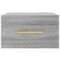 vidaXL Wand-Nachttisch Grau Sonoma 35x35x20 cm vidaXL Wand-Nachttisch Grau Sonoma 35x35x20 cm