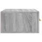 vidaXL Wand-Nachttisch Grau Sonoma 35x35x20 cm vidaXL Wand-Nachttisch Grau Sonoma 35x35x20 cm