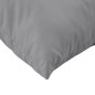 Zierkissen 4 Stk. Grau 50x50 cm Stoff Zierkissen 4 Stk. Grau 50x50 cm Stoff