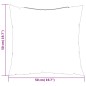 Zierkissen 4 Stk. Grau 50x50 cm Stoff Zierkissen 4 Stk. Grau 50x50 cm Stoff