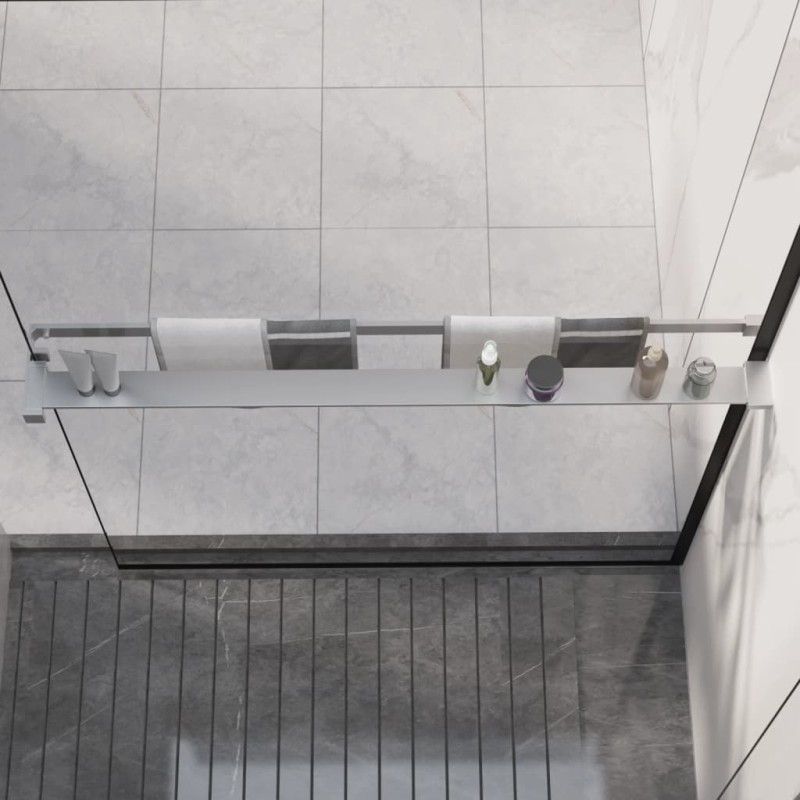 vidaXL Duschablage für Begehbare Dusche Chrom 100 cm Aluminium vidaXL Duschablage für Begehbare Dusche Chrom 100 cm Aluminium
