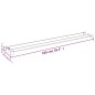 vidaXL Duschablage für Begehbare Dusche Chrom 100 cm Aluminium vidaXL Duschablage für Begehbare Dusche Chrom 100 cm Aluminium