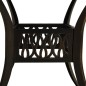 vidaXL Gartentisch Bronzen 90x90x74 cm Aluminiumguss vidaXL Gartentisch Bronzen 90x90x74 cm Aluminiumguss