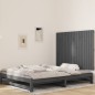 vidaXL Wand-Kopfteil Grau 127,5x3x90 cm Massivholz Kiefer vidaXL Wand-Kopfteil Grau 127,5x3x90 cm Massivholz Kiefer