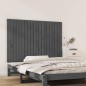 vidaXL Wand-Kopfteil Grau 127,5x3x90 cm Massivholz Kiefer vidaXL Wand-Kopfteil Grau 127,5x3x90 cm Massivholz Kiefer