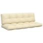 Palettenkissen 2-tlg. Creme Stoff Palettenkissen 2-tlg. Creme Stoff