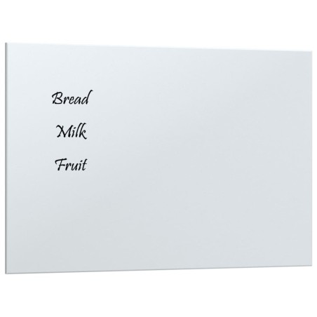 vidaXL Magnettafel Wandmontage Weiß 40x30 cm Hartglas