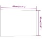 vidaXL Magnettafel Wandmontage Weiß 40x30 cm Hartglas vidaXL Magnettafel Wandmontage Weiß 40x30 cm Hartglas